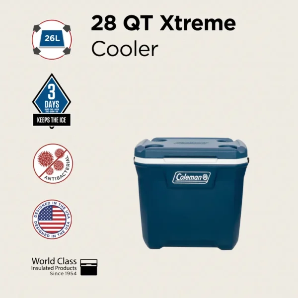 28Qt / 26L Xtreme™ Wheeled Icebox Cooler - Image 6