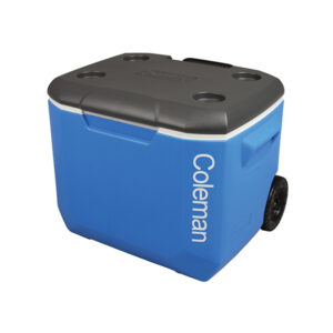 60QT Performance Wheeled Cooler Front Side Angle